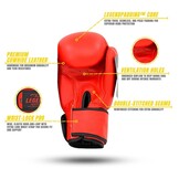 LegendPadding Bokshandschoenen Heren/Dames Rood Leer LegendPadding Bokshandschoenen Heren/Dames Rood Leer