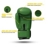 LegendPadding Boxing Gloves Men/Women Army Leather