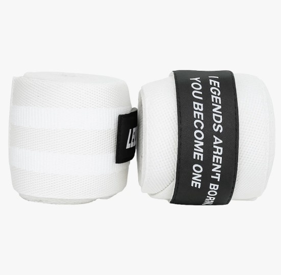 Boksbandages 2,5 Meter Heren/Dames Wit Boksbandages 2,5 Meter Heren/Dames Wit