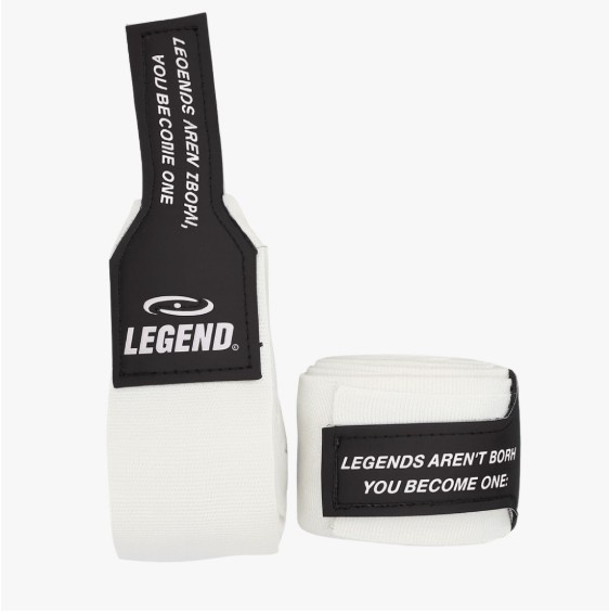 Boksbandages 2,5 Meter Heren/Dames Wit Boksbandages 2,5 Meter Heren/Dames Wit