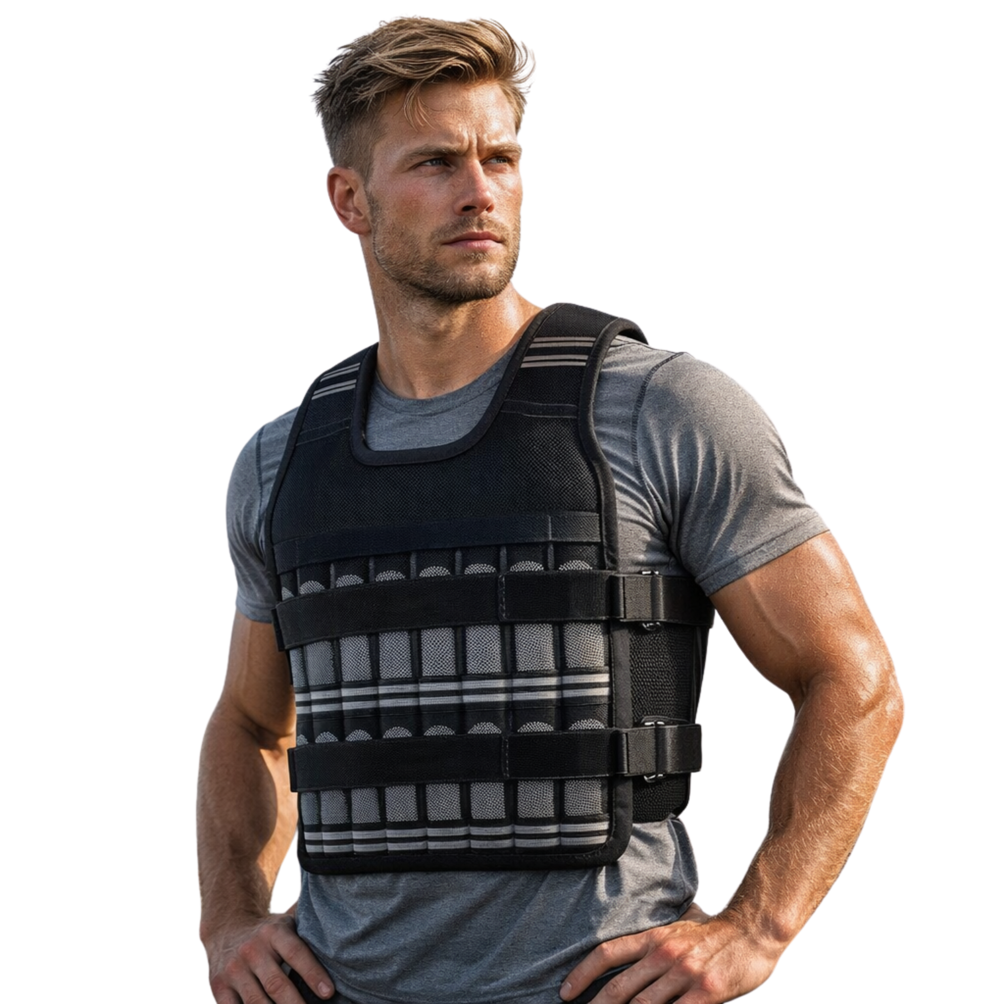 Weight vest 10kg  – Trainingsvest voor Hardlopen, Fitness & Krachttraining