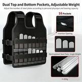Weight vest 10kg  – Trainingsvest voor Hardlopen, Fitness & Krachttraining