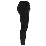 Joggingsbroek dames/heren zwart fleece