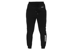 Joggingsbroek dames/heren zwart fleece