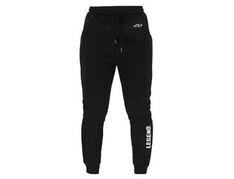 Joggingsbroek dames/heren zwart fleece