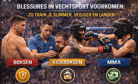Blessures in vechtsport voorkomen: zo train je slimmer, veiliger en langer