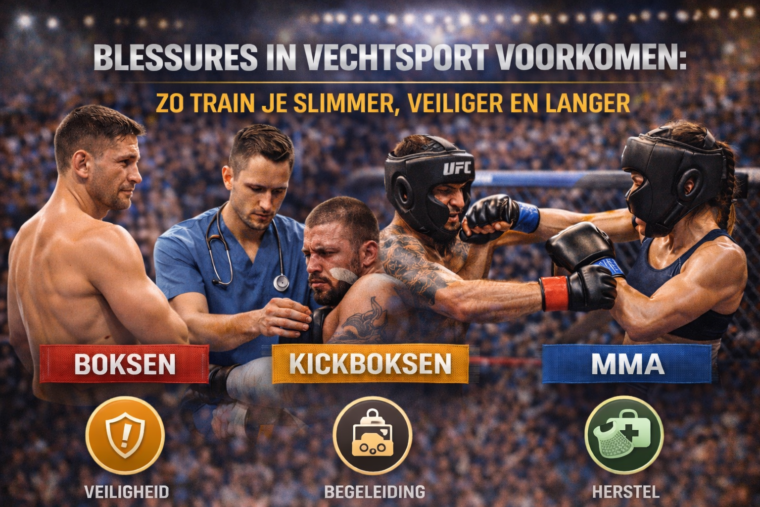 Blessures in vechtsport voorkomen: zo train je slimmer, veiliger en langer