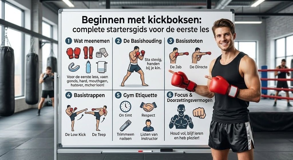 Beginnen met kickboksen: complete startersgids voor de eerste les