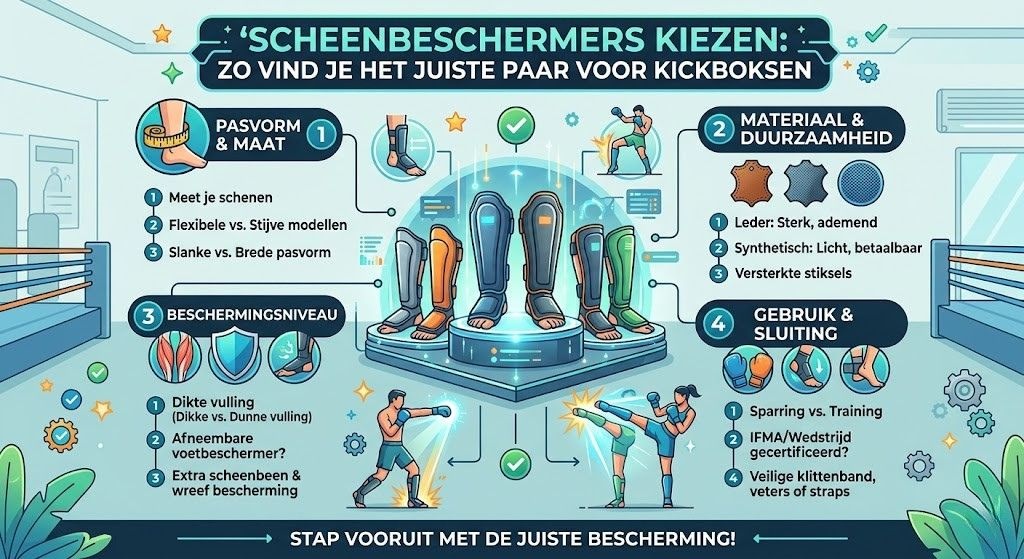 Scheenbeschermers kiezen: zo vind je het juiste paar voor kickboksen