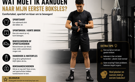 Wat moet ik aandoen naar mijn eerste boksles?
