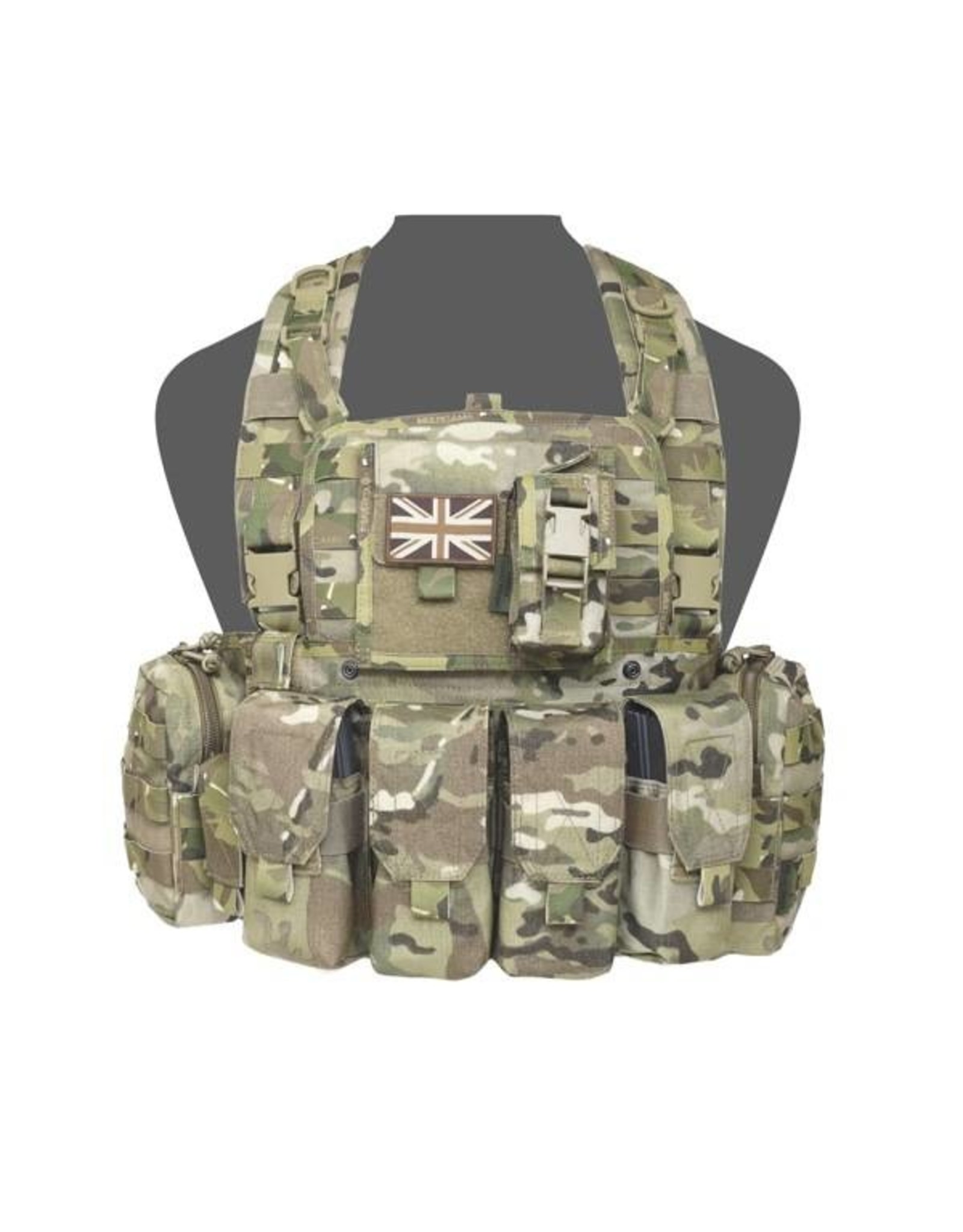 Warrior Elite Ops 901 Chest Rig Base - MultiCam