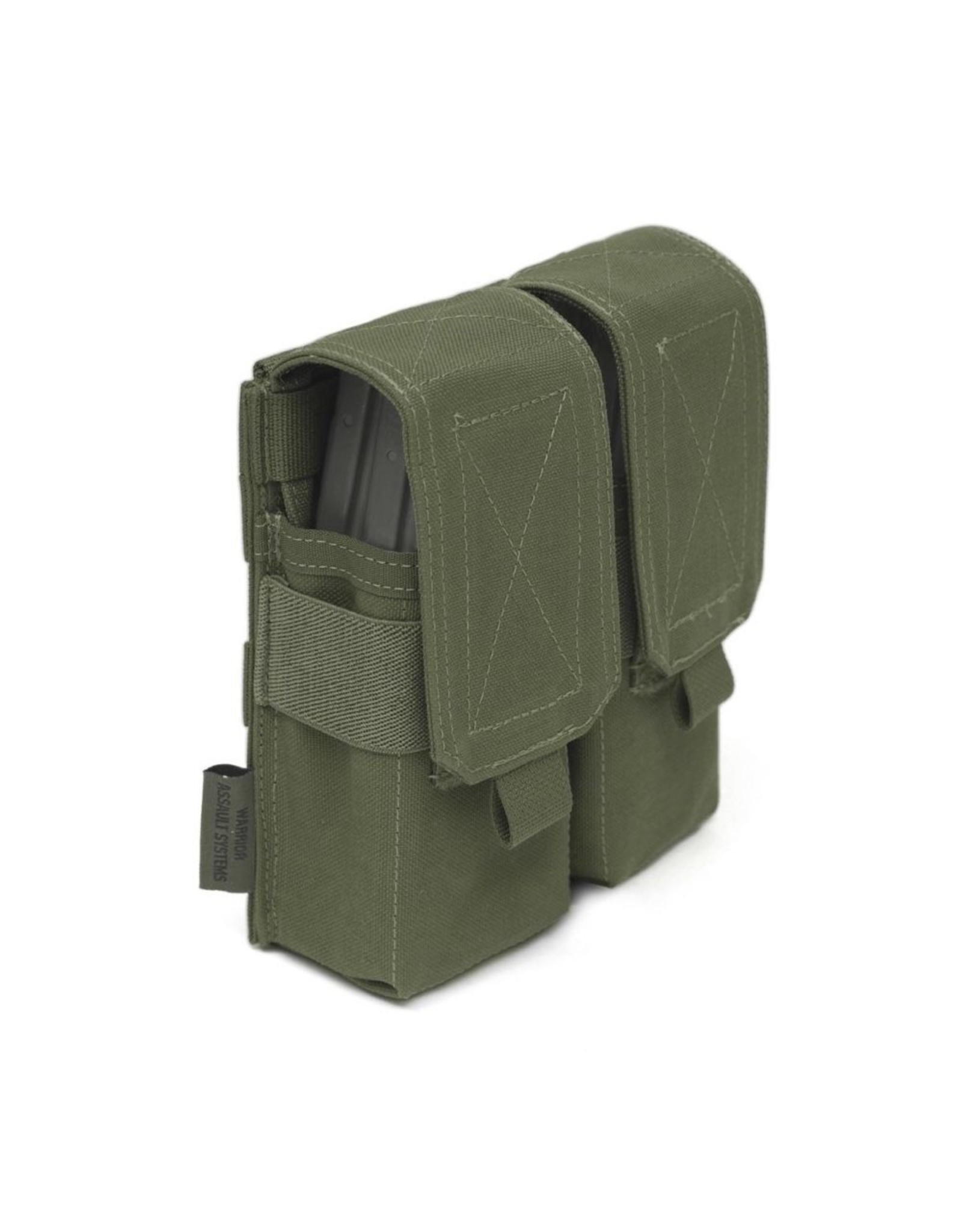 Warrior Elite OPS Double 5.56 M4 Mag Pouch - Olive Drab