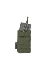 Warrior Single Open 5.56 Mag Bungee Retention- Olive Drab
