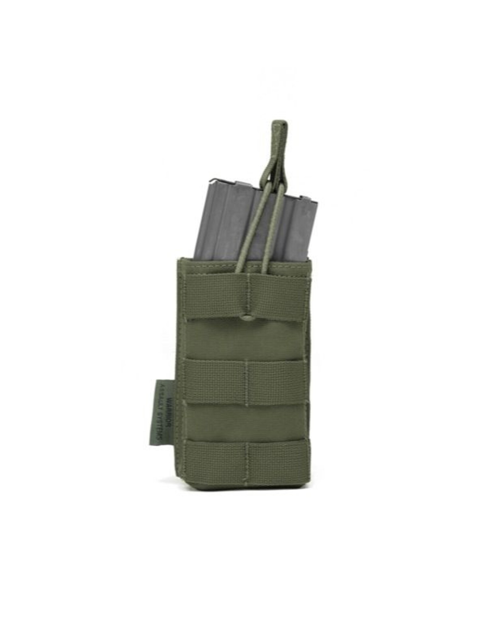 Warrior Single Open 5.56 Mag Bungee Retention- Olive Drab