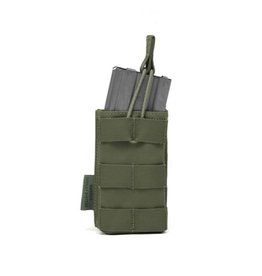 Warrior Single Open 5.56 Mag Bungee Retention- Olive Drab
