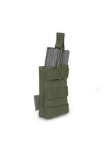 Warrior Single Open 5.56 Mag Bungee Retention- Olive Drab