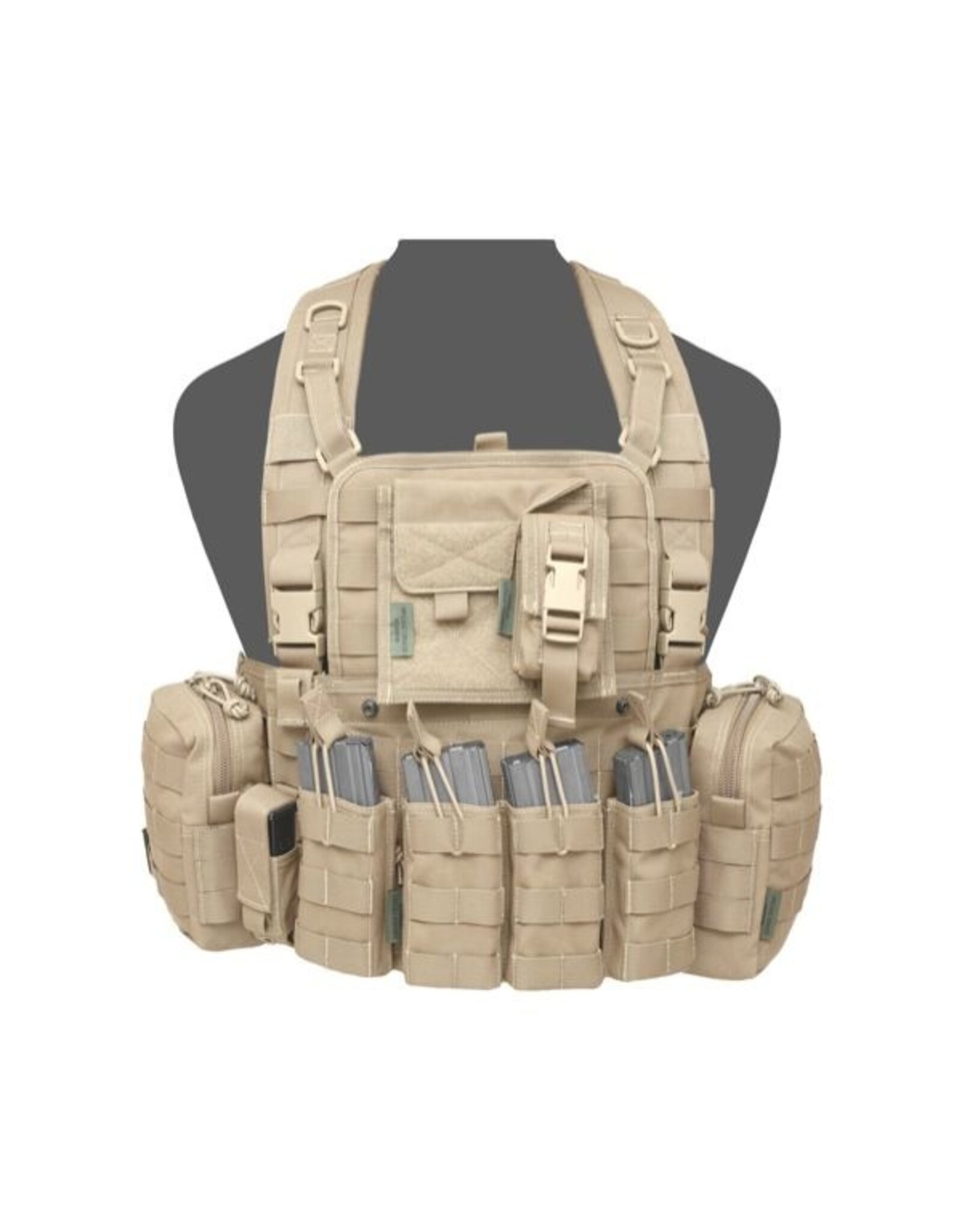 Warrior 901 Elite 4 Chest Rig - Coyote Tan
