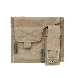 Warrior Large Admin Panel w Pistol Pouch - Coyote Tan