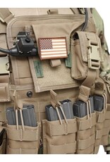 Warrior Large Admin Panel w Pistol Pouch - Coyote Tan