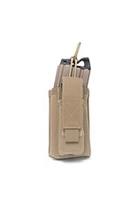 Warrior Single Open 5:56 Mag & 9mm Pouch - Coyote Tan