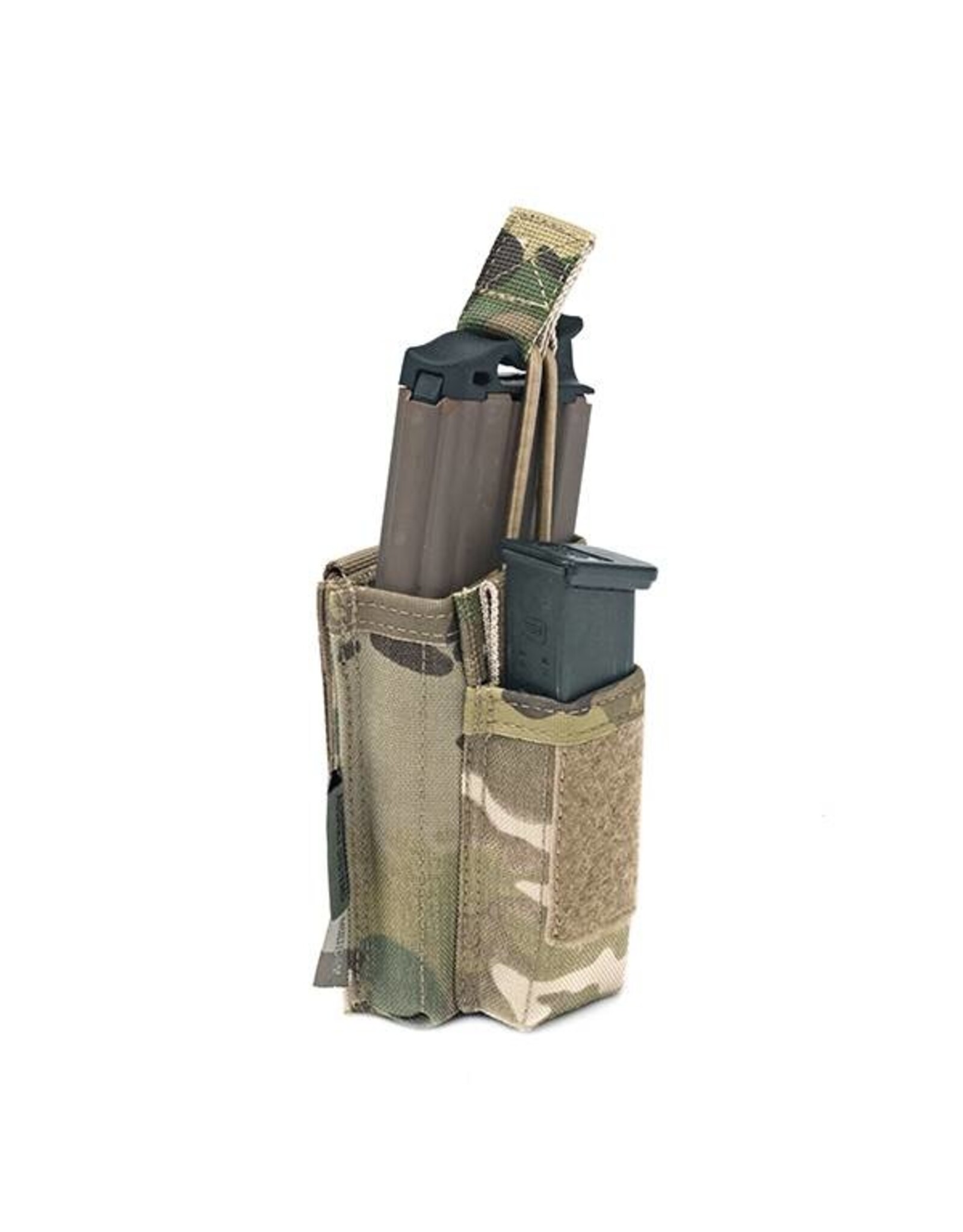 Warrior Single Open 5.56 Mag & 9mm pouch - MultiCam