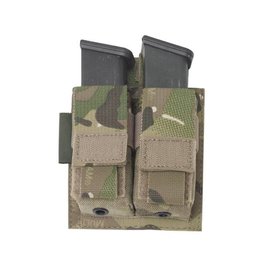 Warrior Elite OPS Direct Action Double 9mm Pistol Pouch - MultiCam