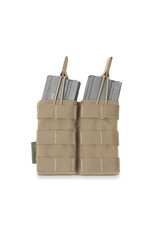 Warrior Double Open 5.56 Mag Bungee Retention - Coyote Tan