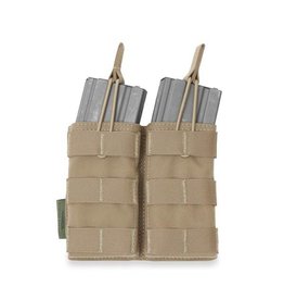 Warrior Double Open 5.56 Mag Bungee Retention - Coyote Tan