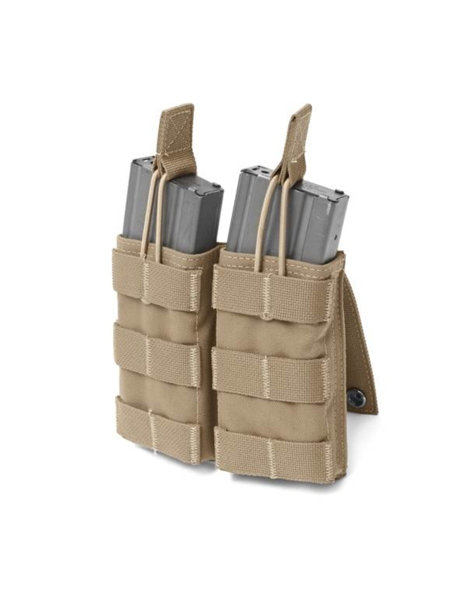 Warrior Double Open 5.56 Mag Bungee Retention - Coyote Tan