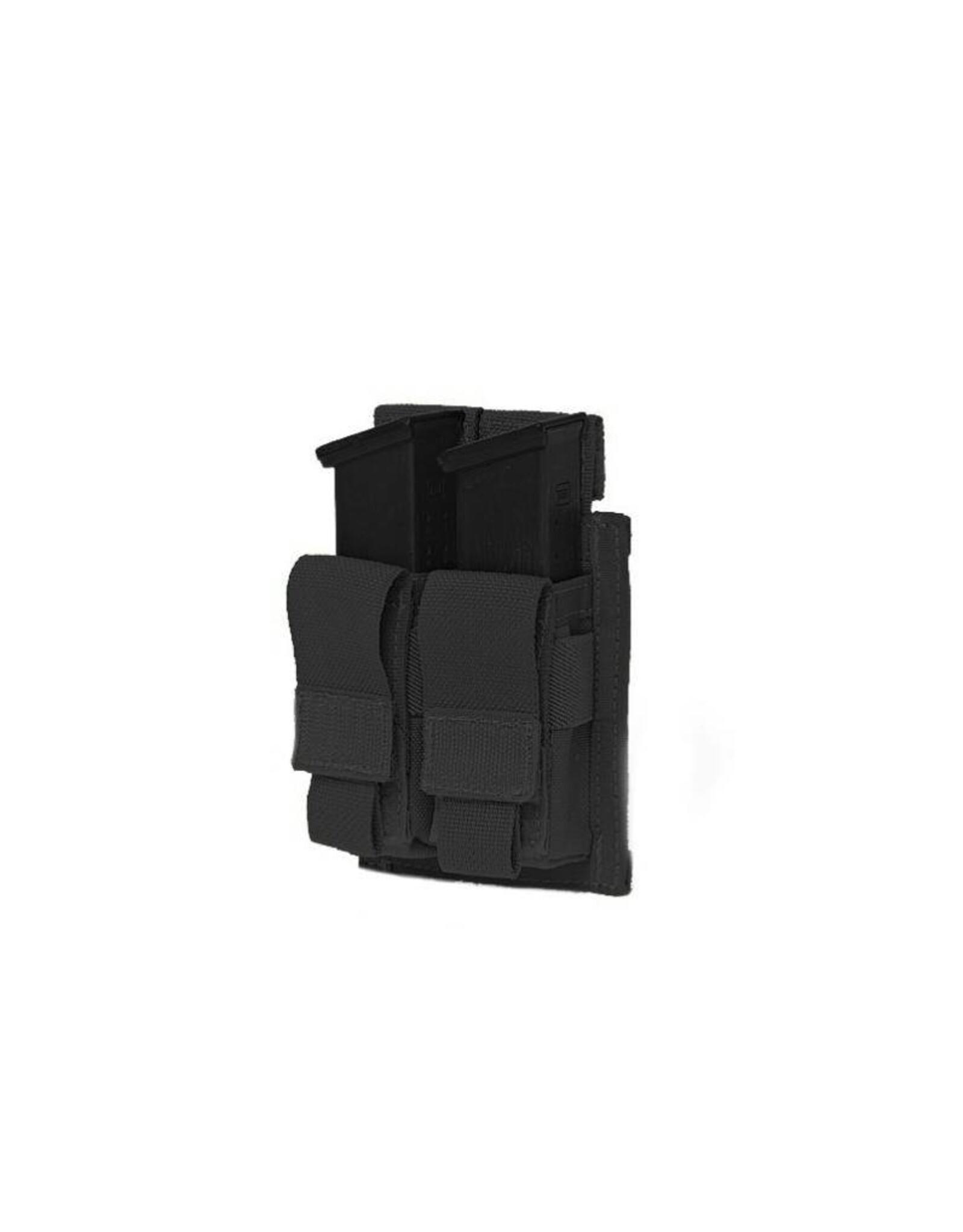 Warrior Elite OPS Direct Action Double 9mm Pistol Pouch - Black