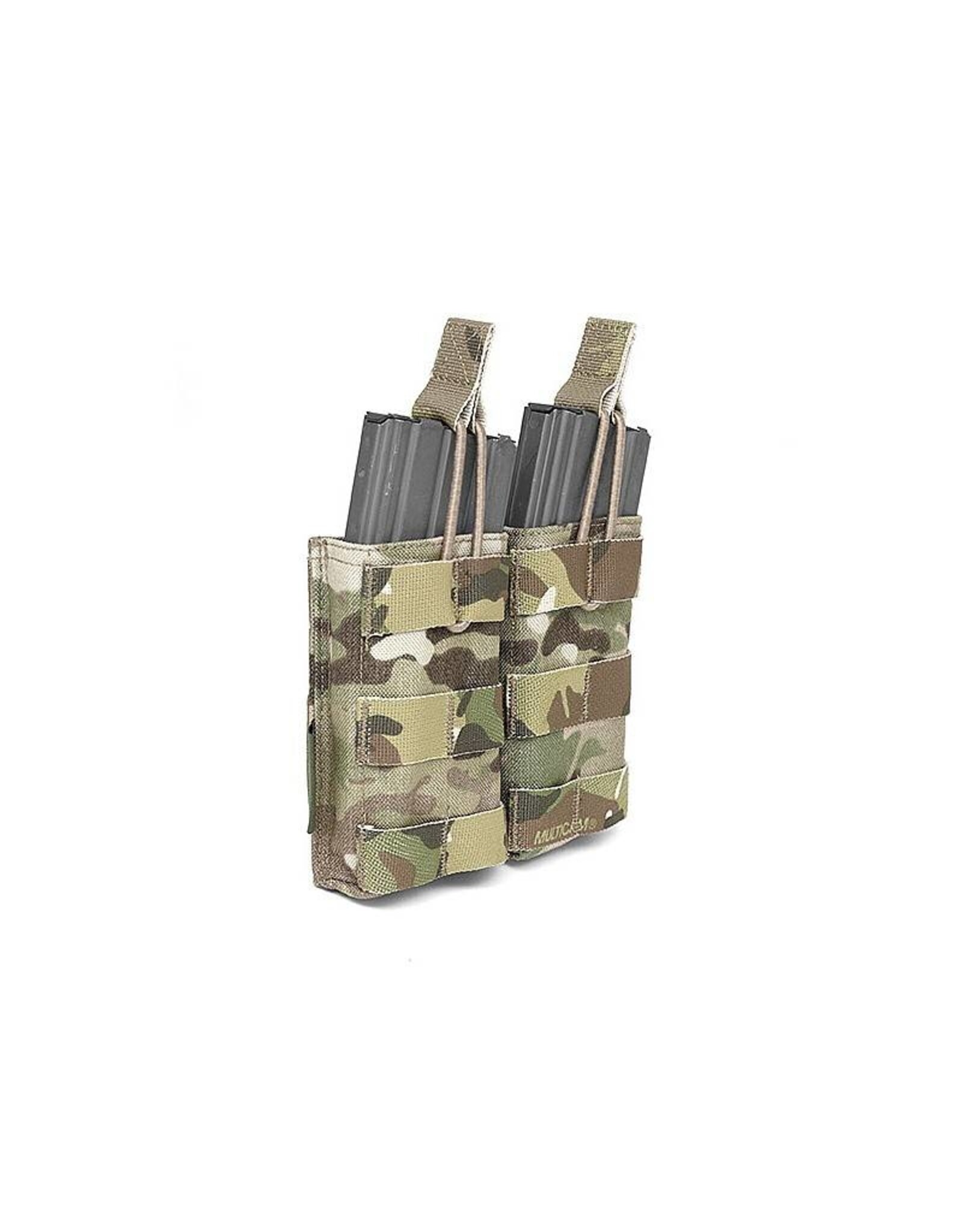 Warrior Double Open 5.56 Mag Bungee Retention - MultiCam