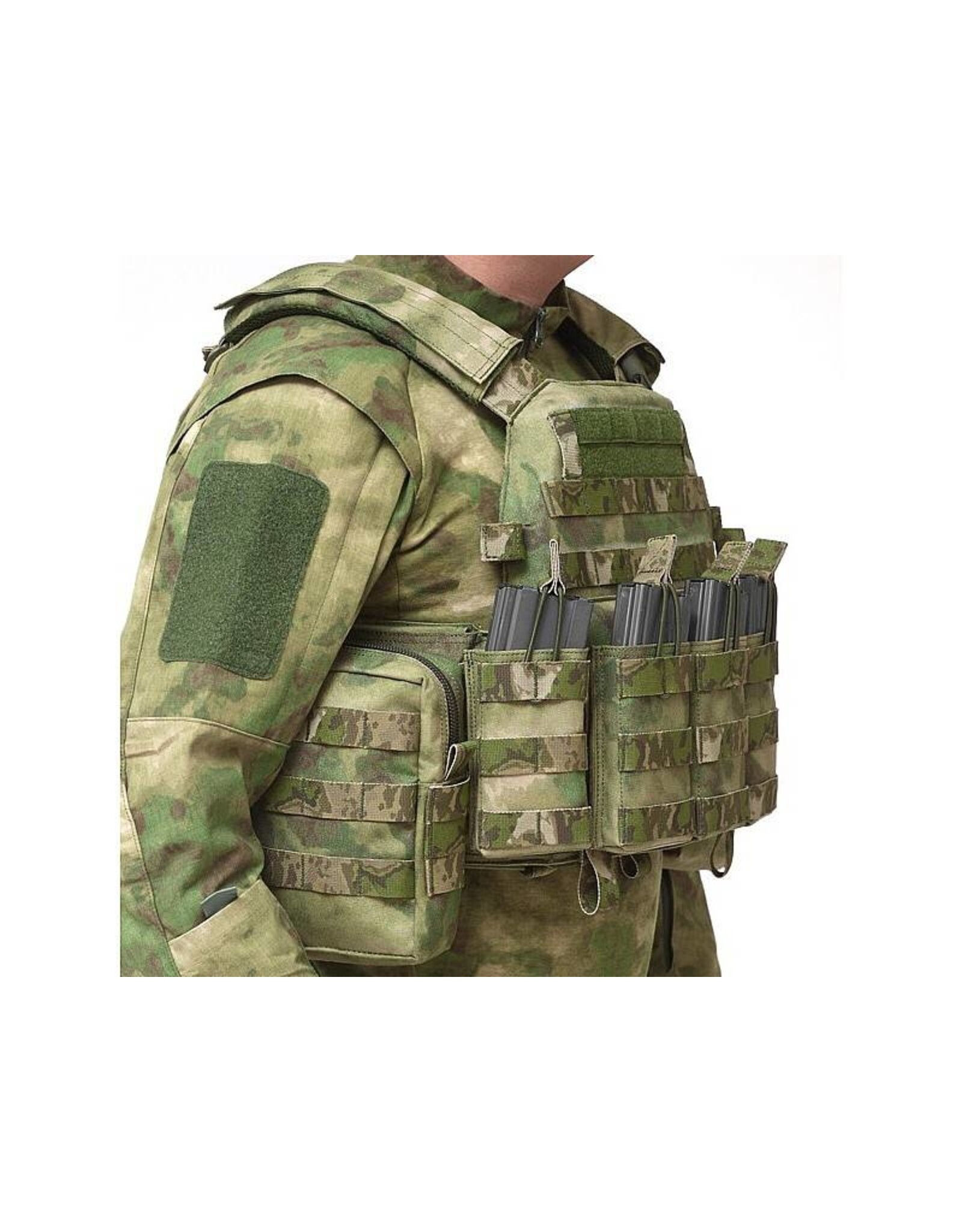 Warrior Single Open 5.56 Mag Bungee Retention - A-TACS FG
