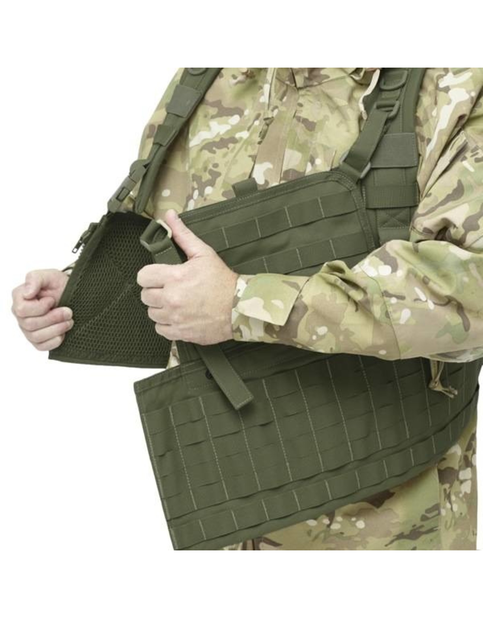 Warrior Elite 901 OPS Chest Rig Base - Olive Drab