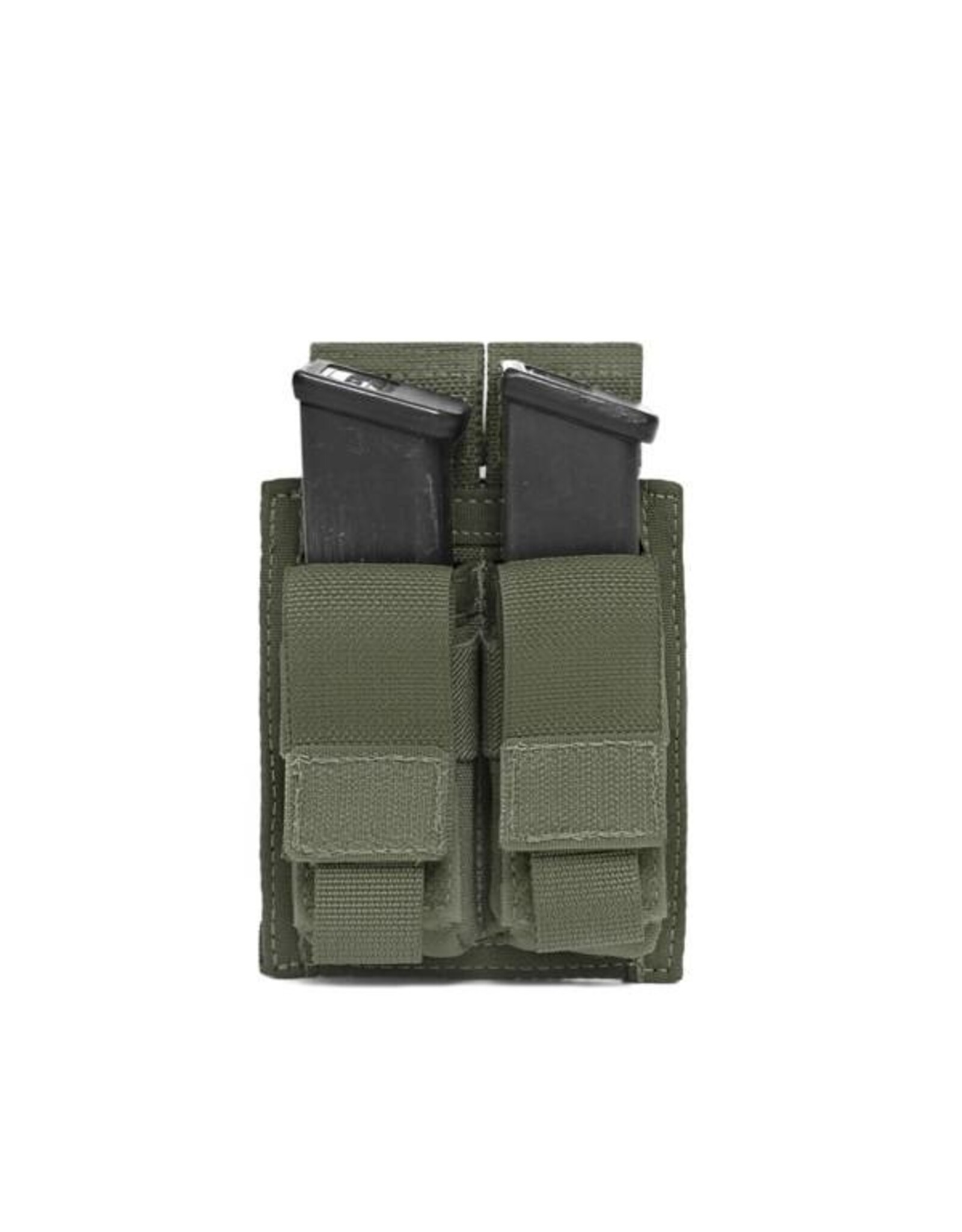 Warrior Elite OPS Direct Action Double 9mm Pistol Pouch - Olive Drab