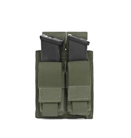 Warrior Elite OPS Direct Action Double 9mm Pistol Pouch - Olive Drab