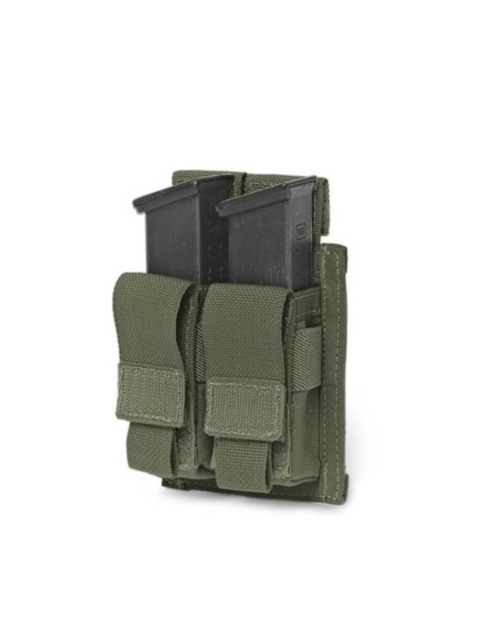 Warrior Elite OPS Direct Action Double 9mm Pistol Pouch - Olive Drab