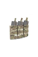 Warrior Triple Open 5.56 Mag Bungee Retention - MultiCam