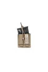 Warrior Single Open Pouch MOLLE H & K 417 - Coyote Tan Warrior Single Open Pouch MOLLE H & K 417 - Coyote Tan