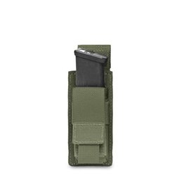 Warrior Direct Single 9mm Direct Action Pistol Mag Pouch - Olive Drab