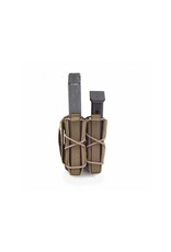 Warrior Single Quick Mag with Single Pistol Pouch - Coyote Tan