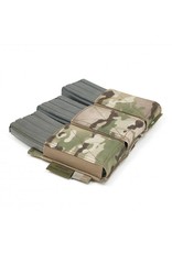 Warrior Triple Elastic Triple Mag Pouch - MultiCam