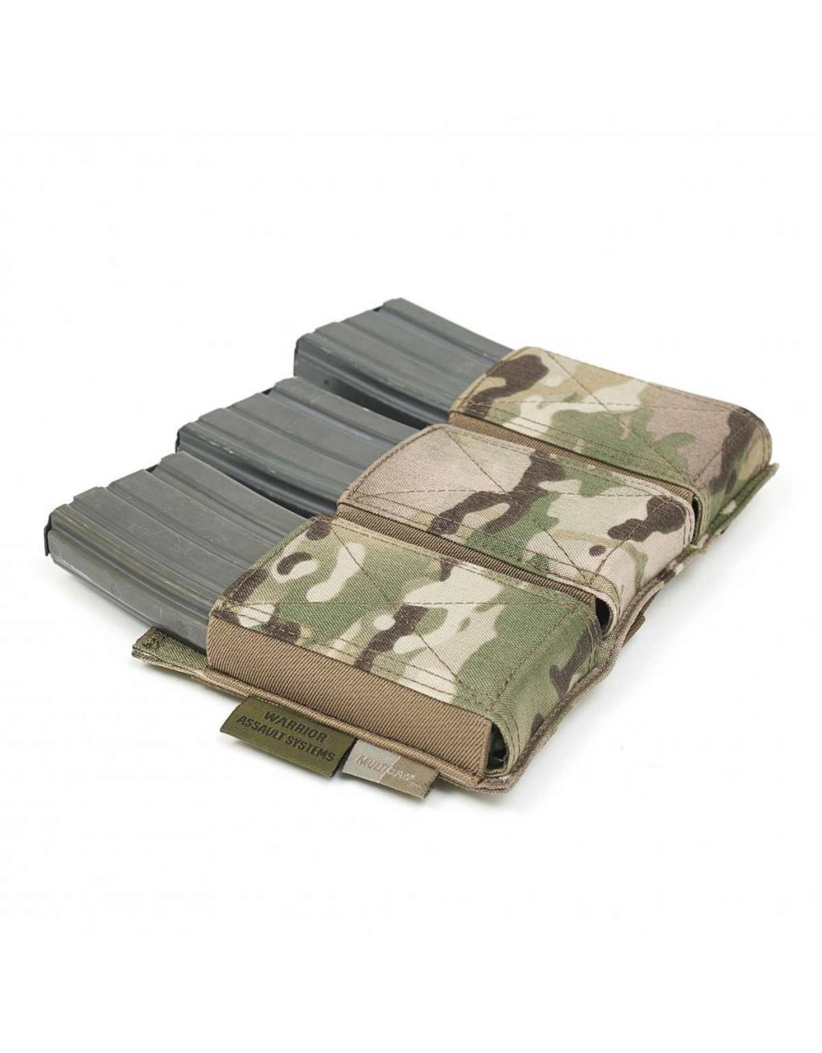 Warrior Triple Elastic Triple Mag Pouch - MultiCam