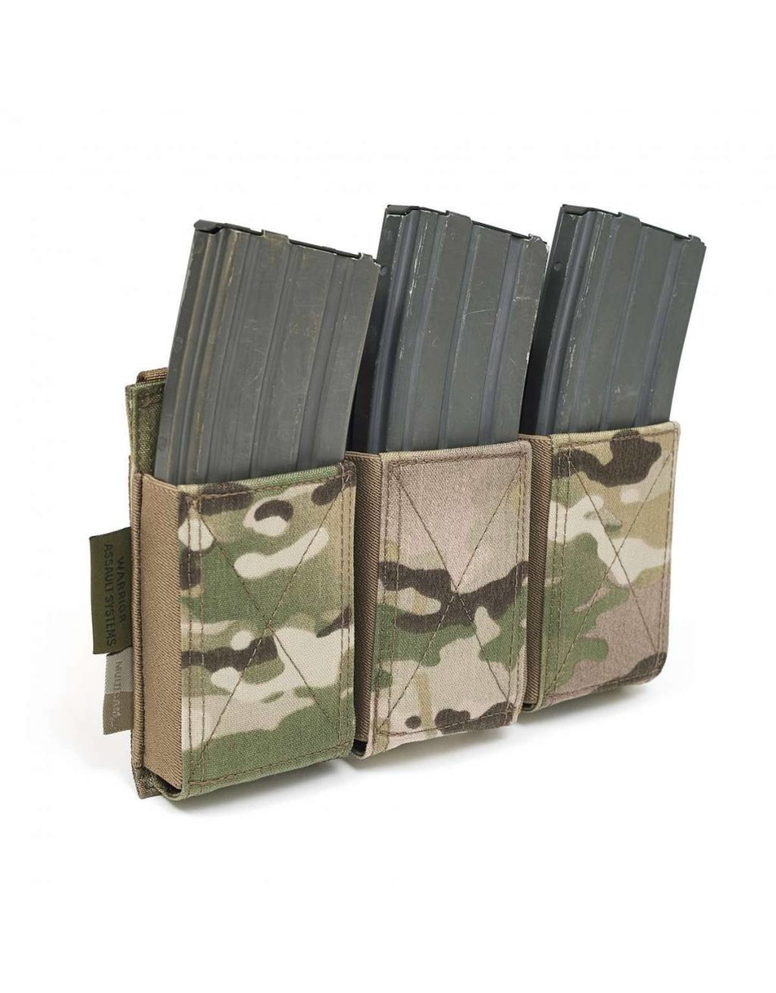 Warrior Triple Elastic Triple Mag Pouch - MultiCam