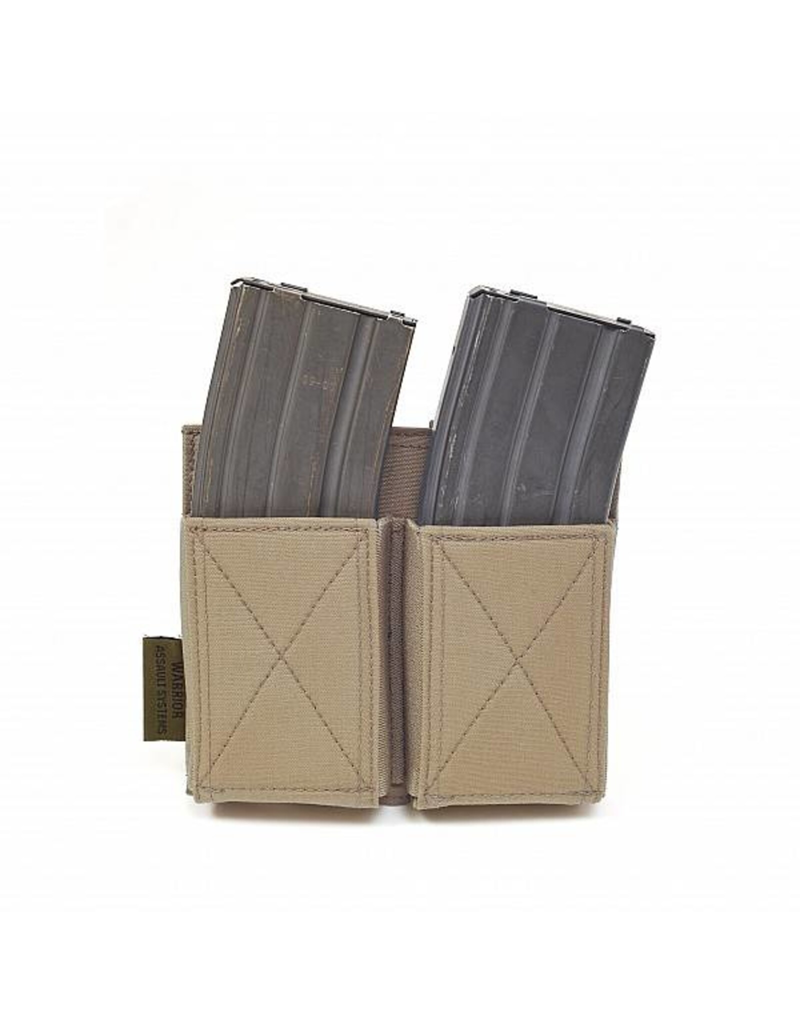 Warrior Double Elastic Mag Pouch - Coyote Tan