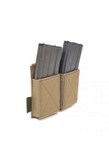 Warrior Double Elastic Mag Pouch - Coyote Tan