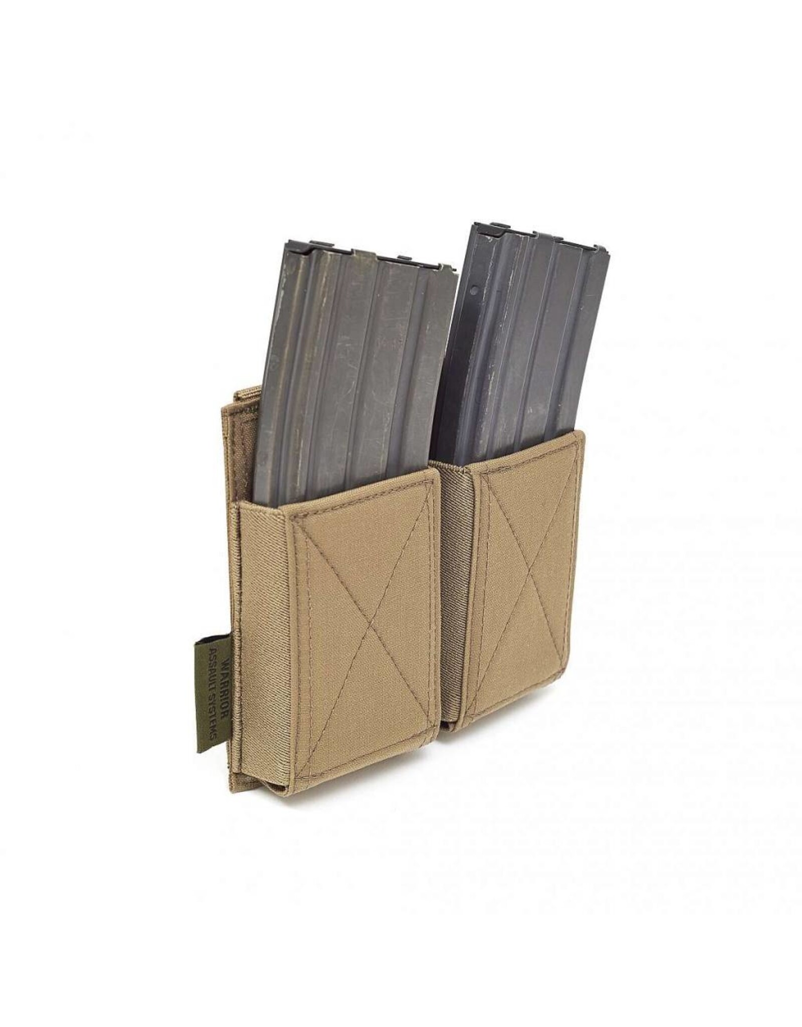 Warrior Double Elastic Mag Pouch - Coyote Tan