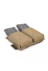 Warrior Double Elastic Mag Pouch - Coyote Tan