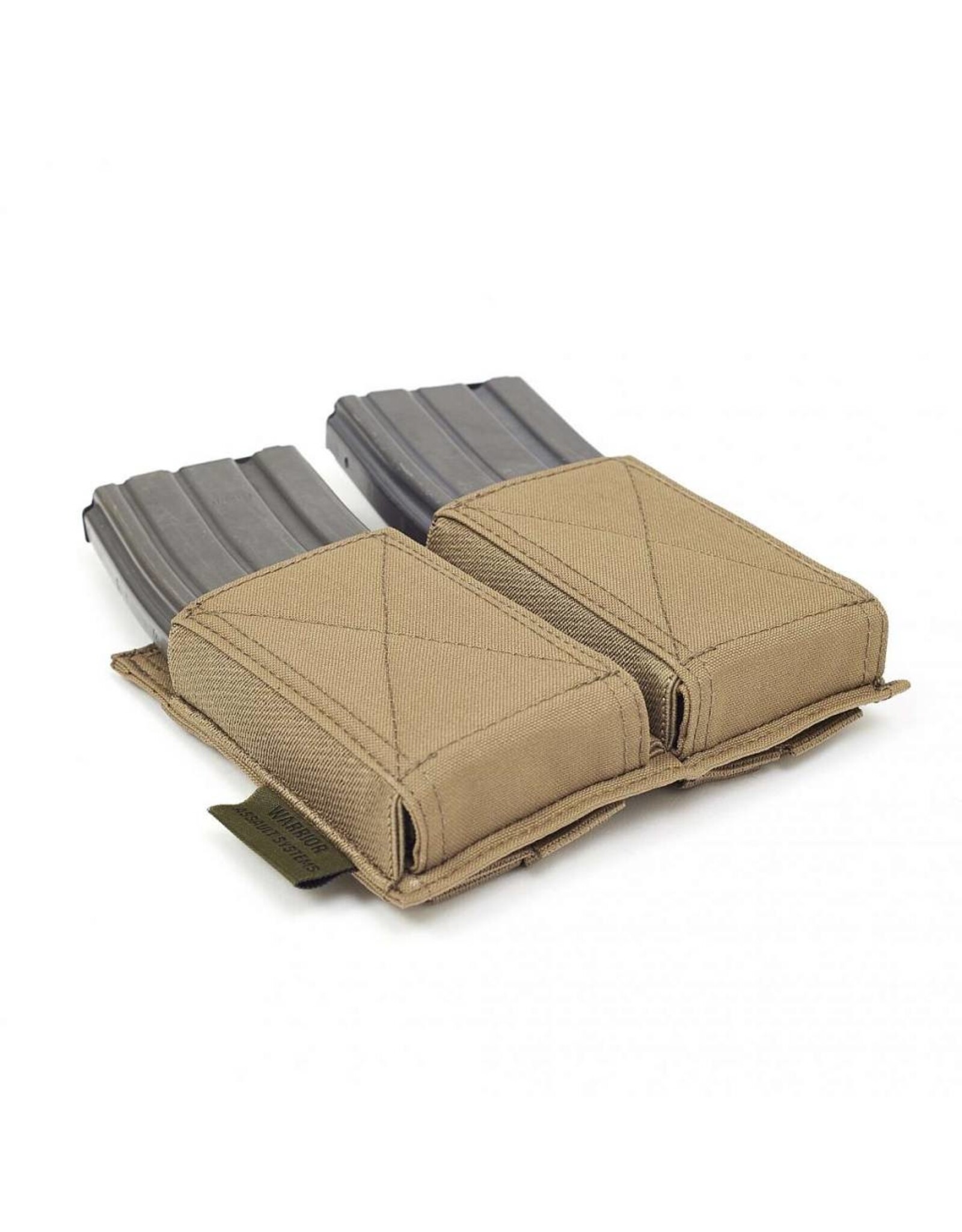 Warrior Double Elastic Mag Pouch - Coyote Tan