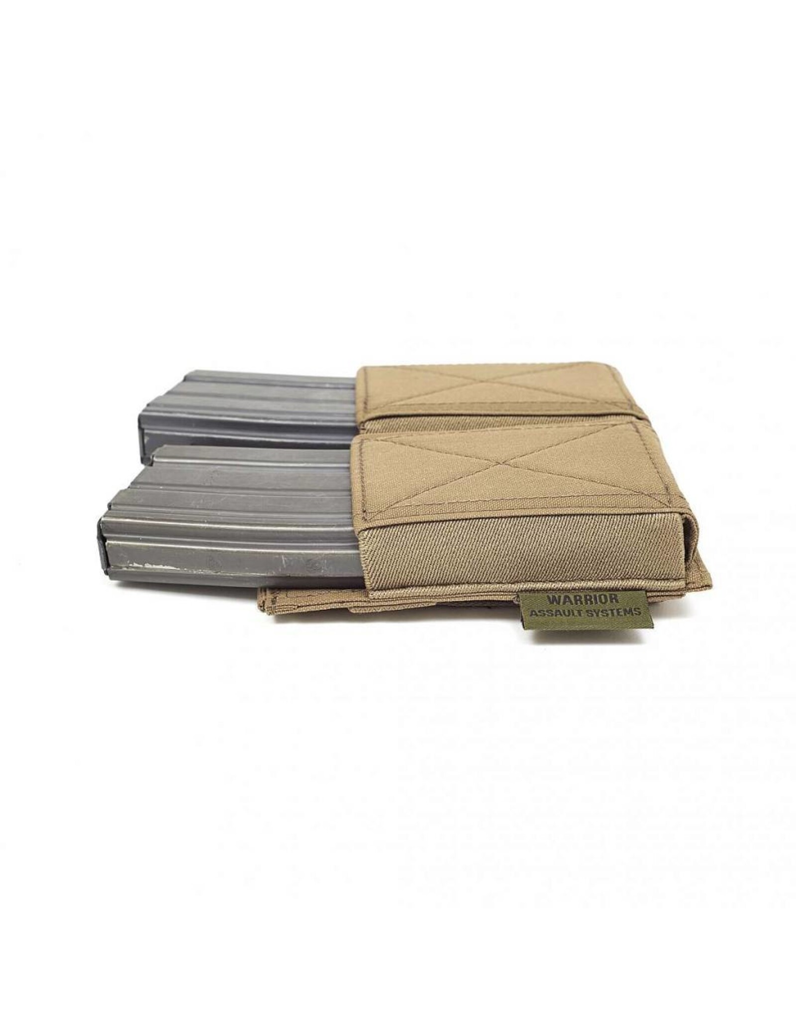 Warrior Double Elastic Mag Pouch - Coyote Tan