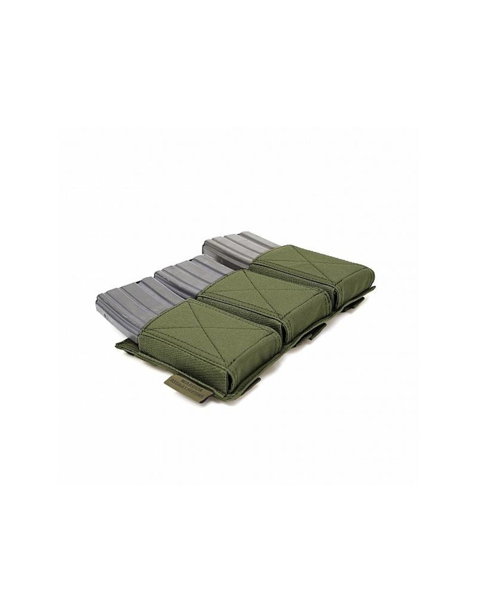 Warrior Triple Elastic Mag Pouch - Olive Drab
